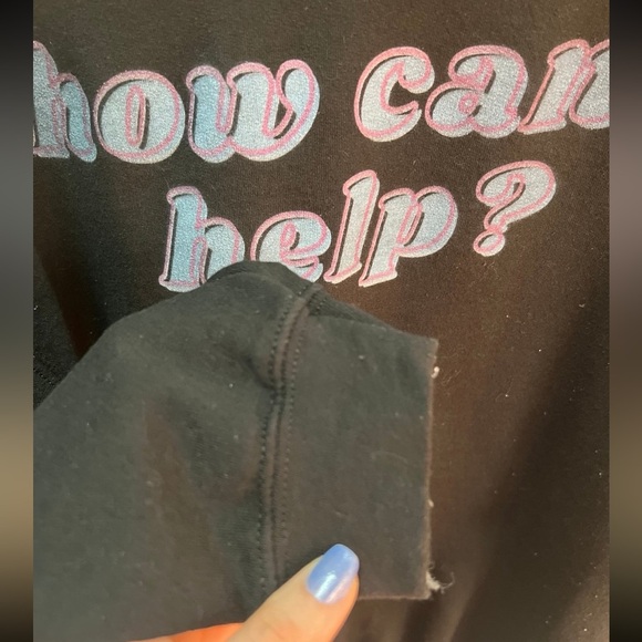 Gildan black the viall files how can i help? crewneck sweatshirt size M - Picture 3 of 6